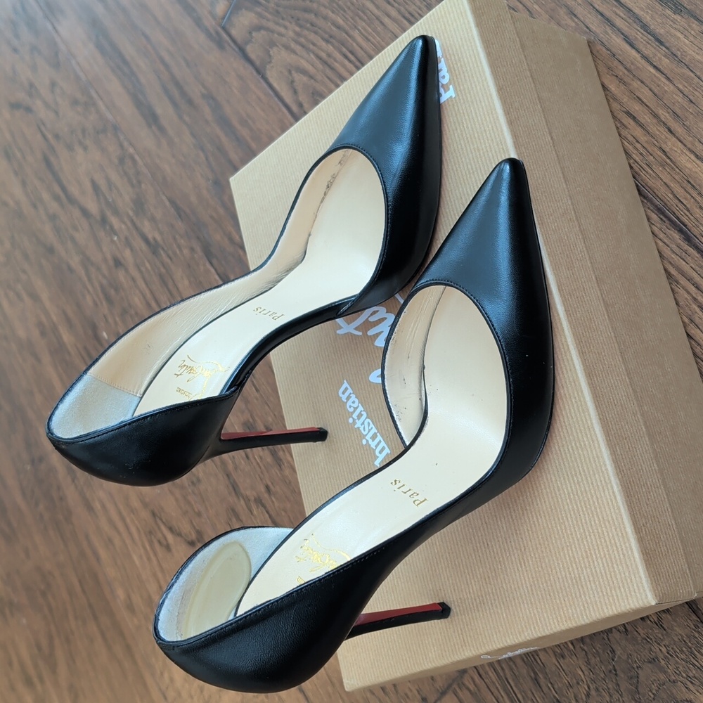 Christian Louboutin Iriza 100, Size 36, Black